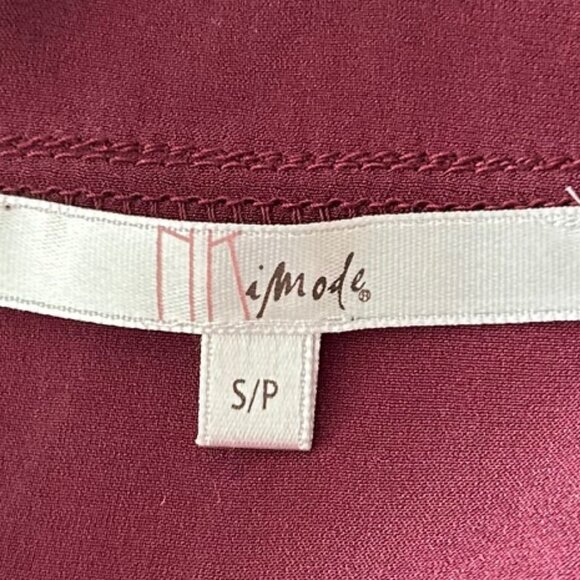 NK Imode Lace Spaghetti Silk Burgundy Camisole Sz S - Picture 3 of 5